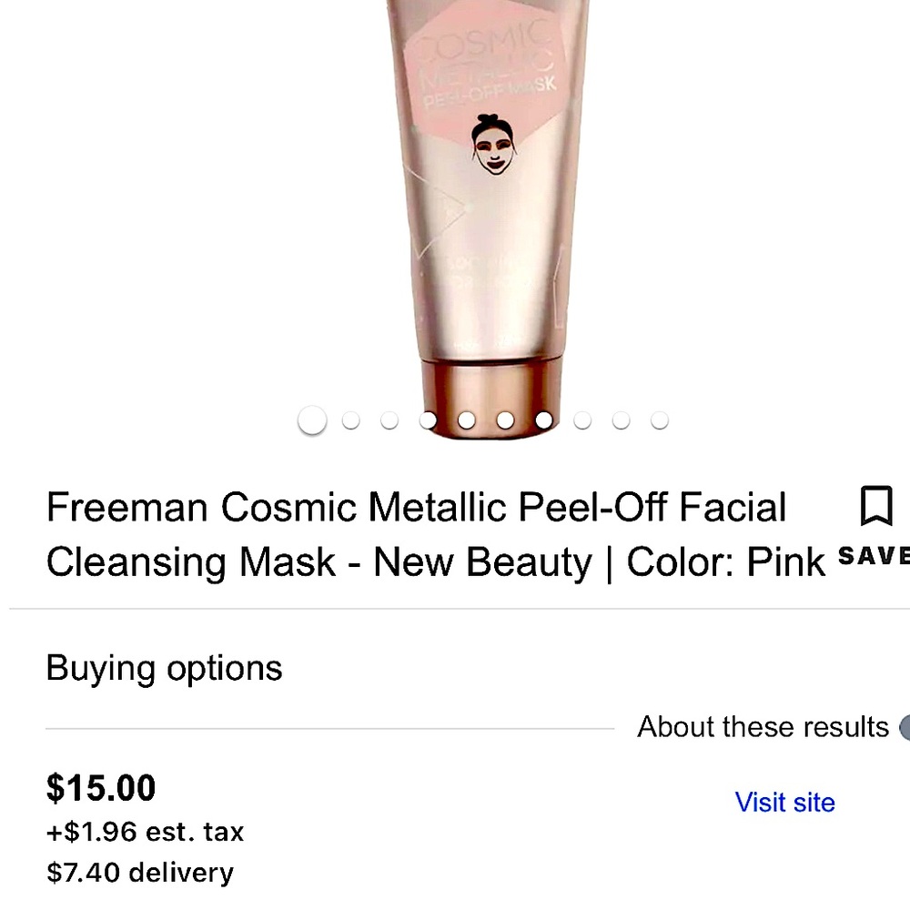 Freeman metallic clay mask, new never opened.